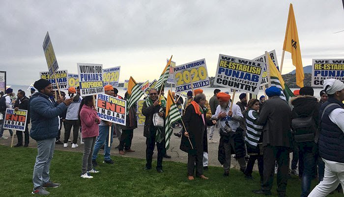 Thousands take to street in Geneva to protest Indian brutality in Kashmir, Punjab